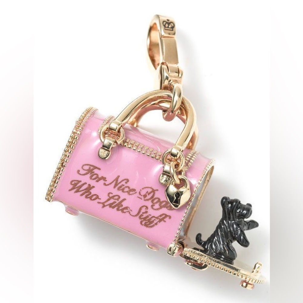 Juicy Couture Vintage Dog Carrier Charm